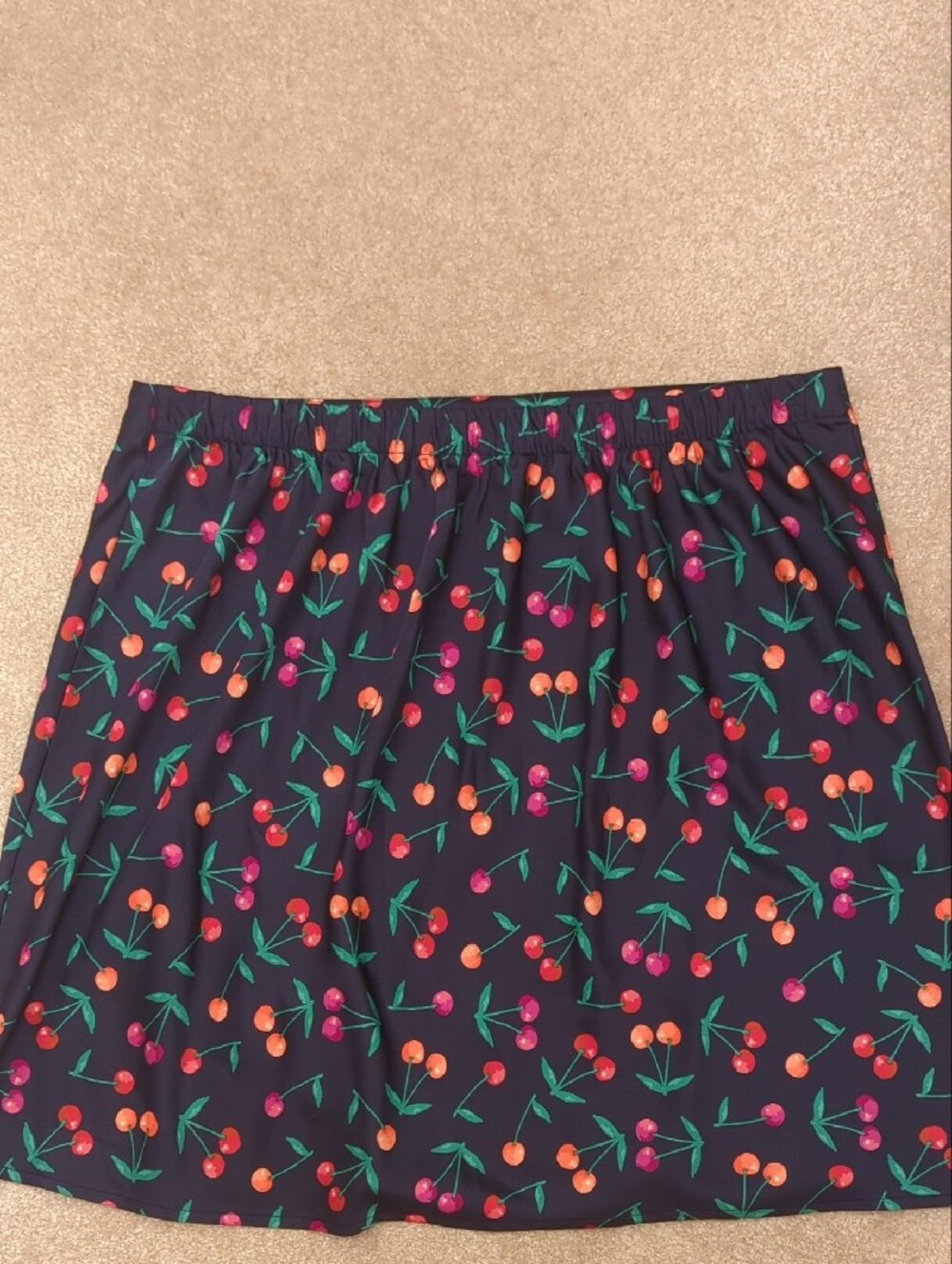 J. Crew Cherry-Print Mini Skirt, Women's XXL - Picture 5 of 5